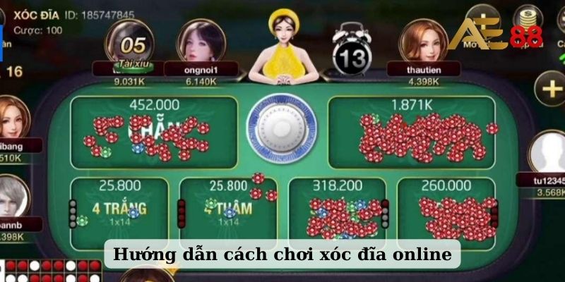 Hướng dẫn cách chơi xóc đĩa online